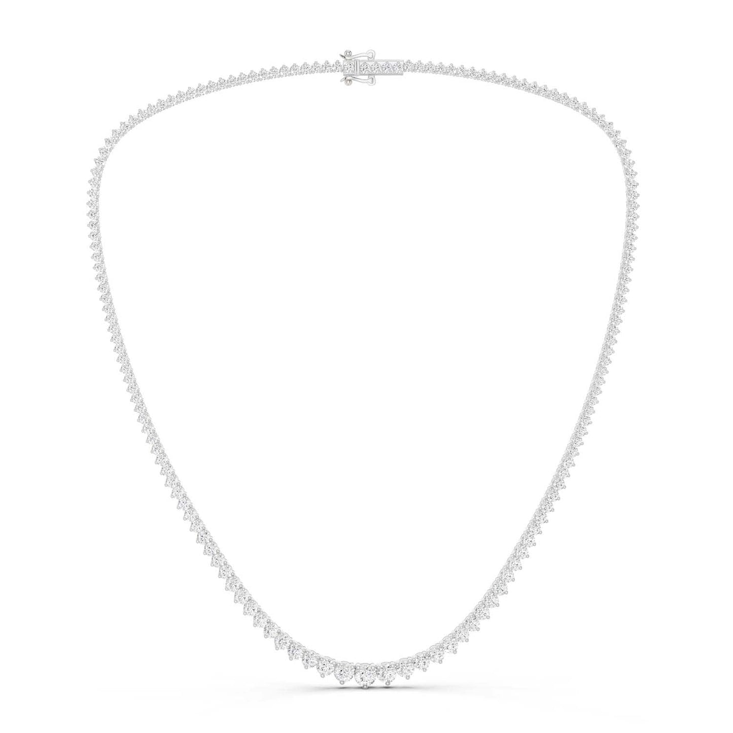 Graduated Tennis Necklace
