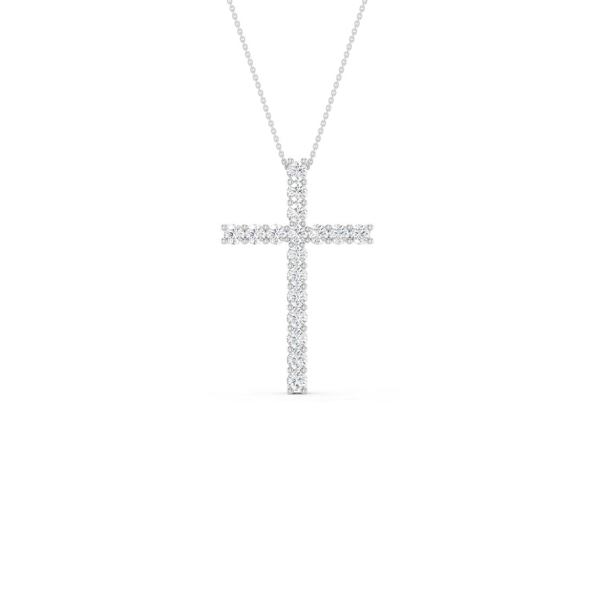 Signature Diamond Cross Necklace