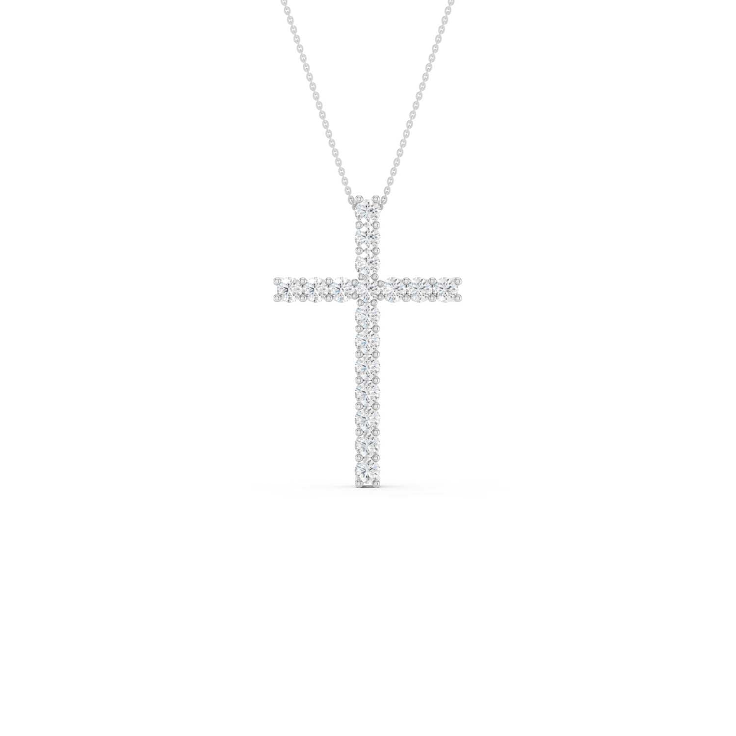 Signature Diamond Cross Necklace
