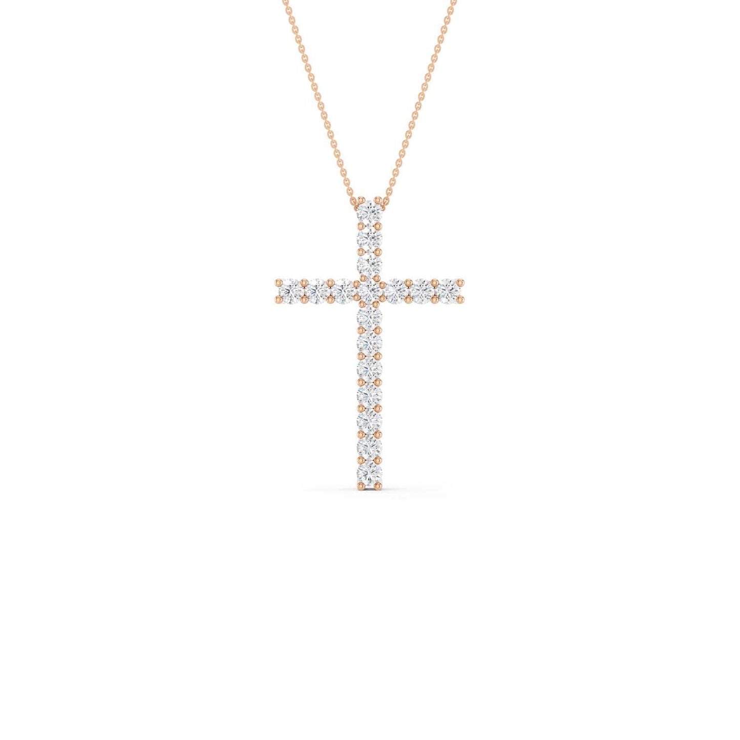 Signature Diamond Cross Necklace