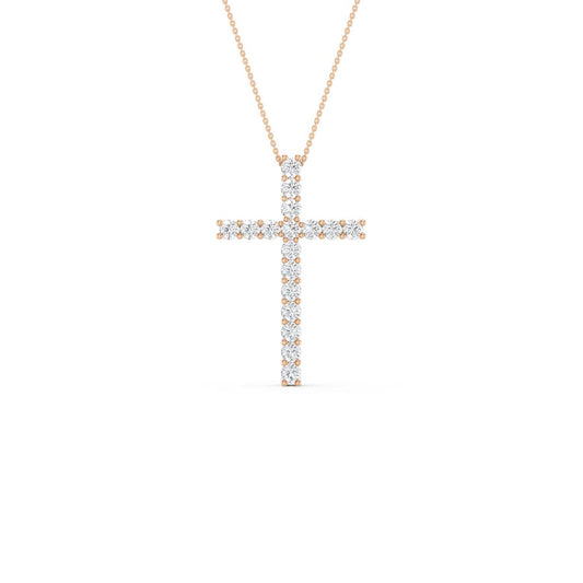 Signature Diamond Cross Necklace