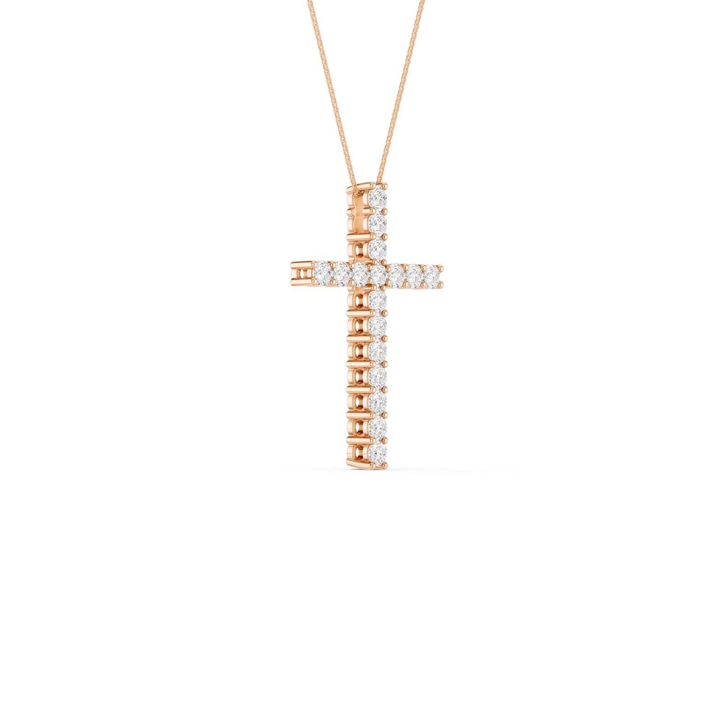 Signature Diamond Cross Necklace