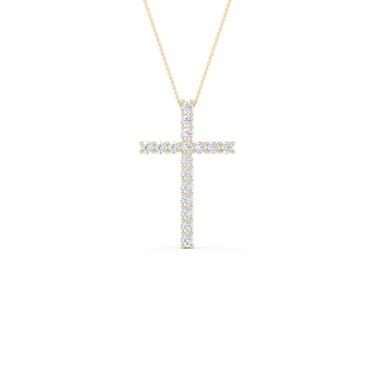 Signature Diamond Cross Necklace