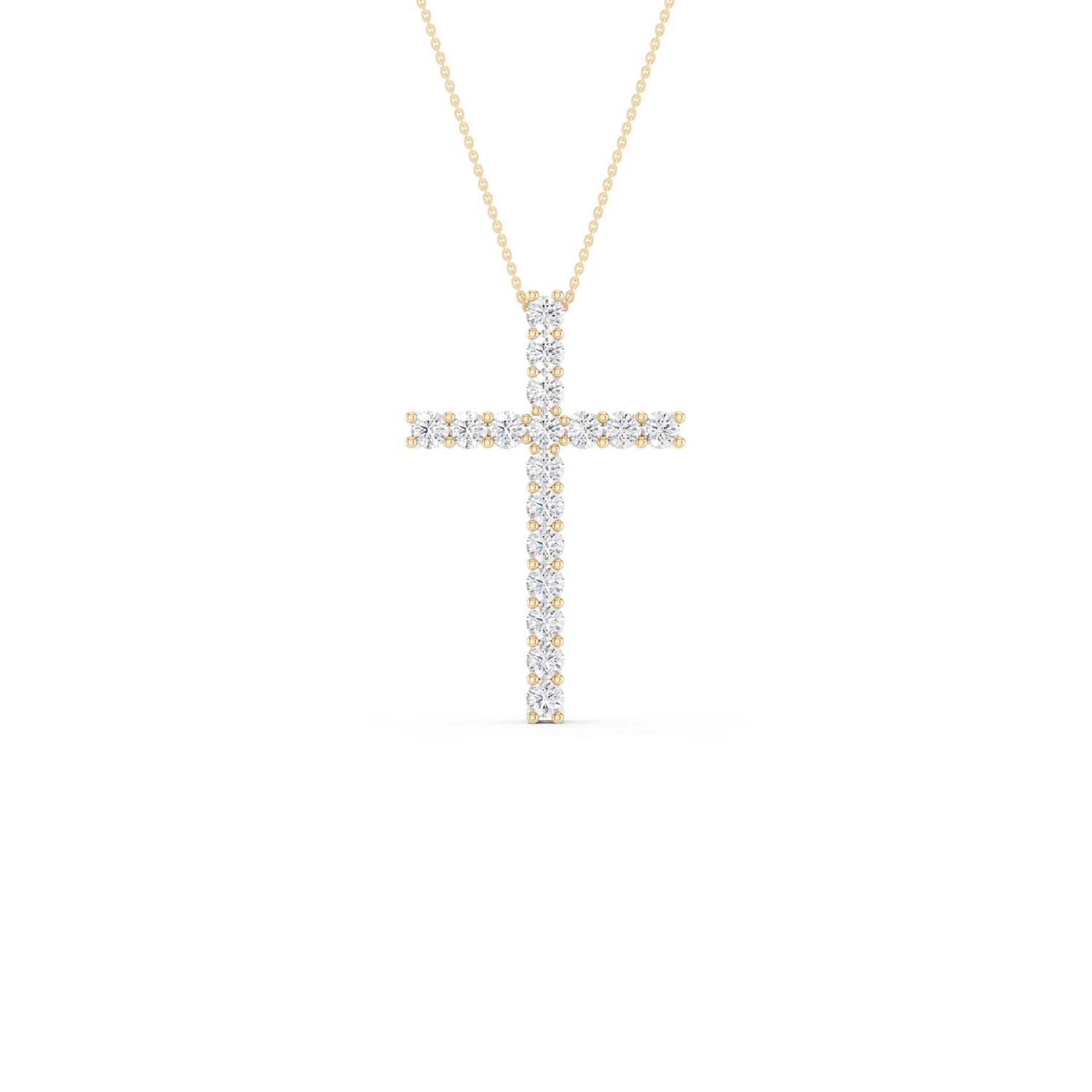 Signature Diamond Cross Necklace