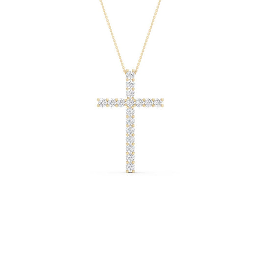Signature Diamond Cross Necklace