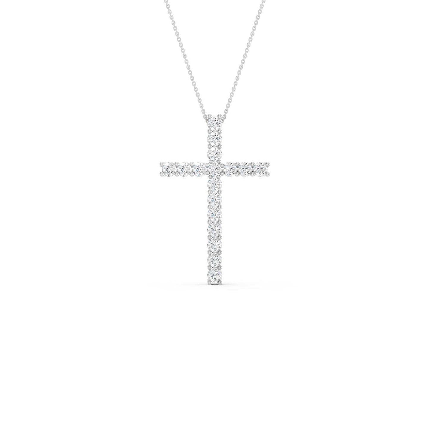 Signature Diamond Cross Necklace