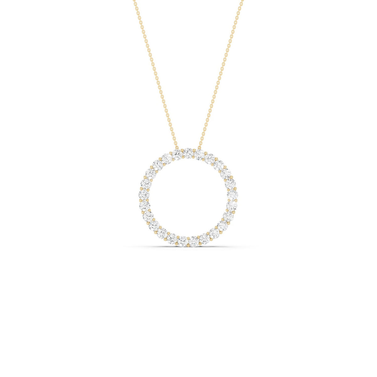 Silhouette Necklace - Circular