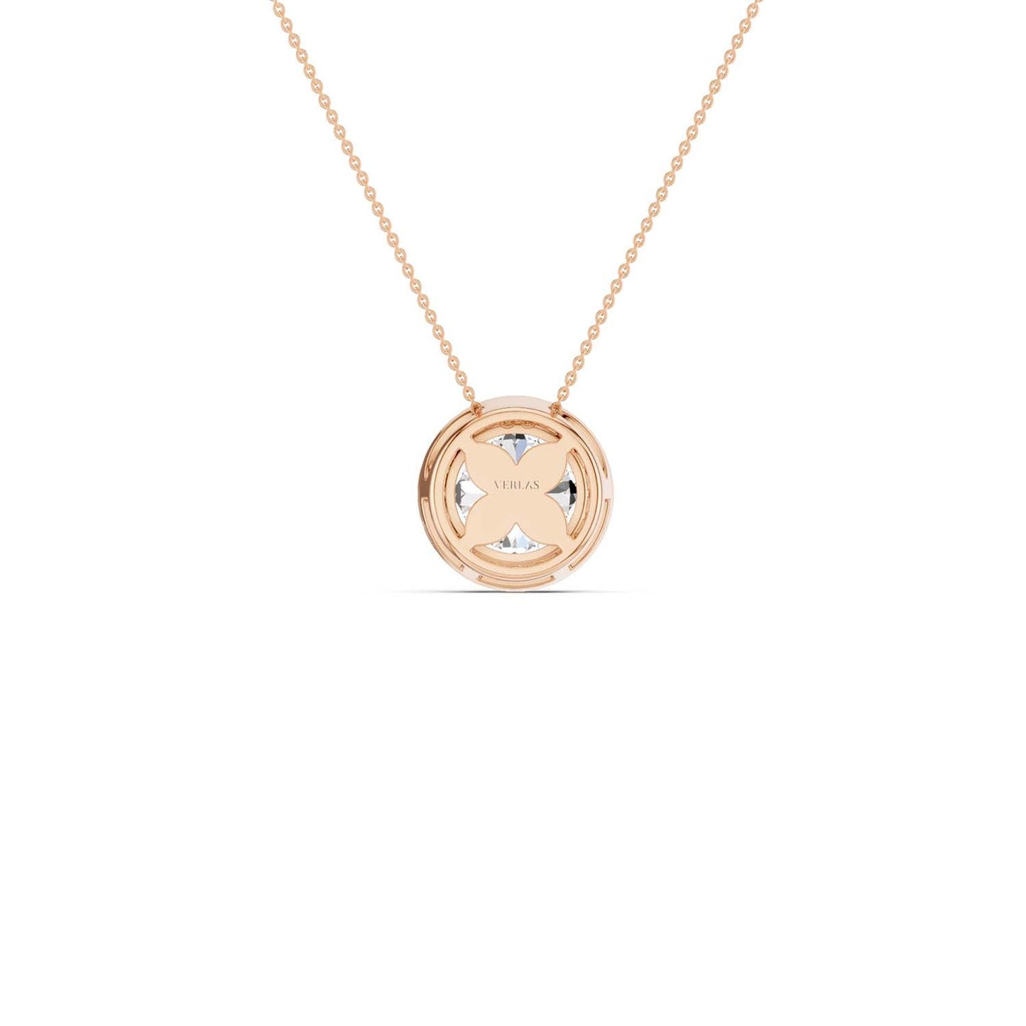 Round Halo Pendant