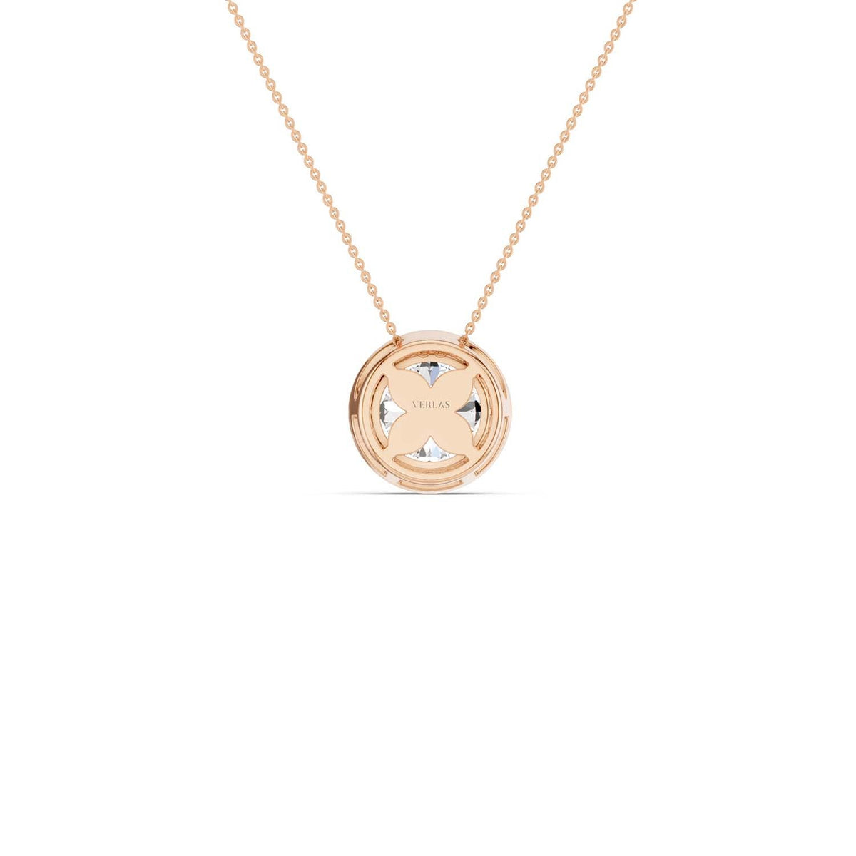 Round Halo Pendant