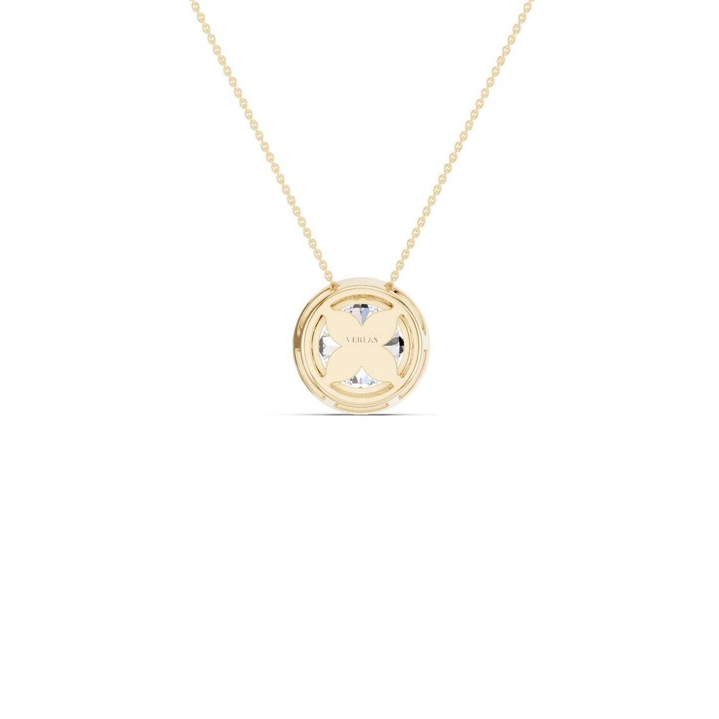 Round Halo Pendant