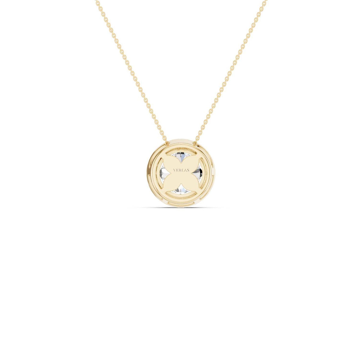 Round Halo Pendant