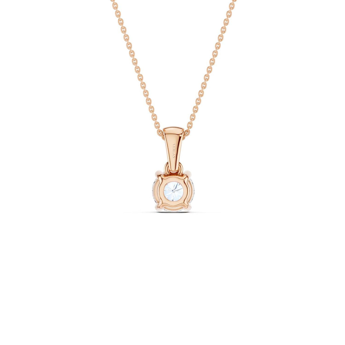 Round Solitaire Pendant