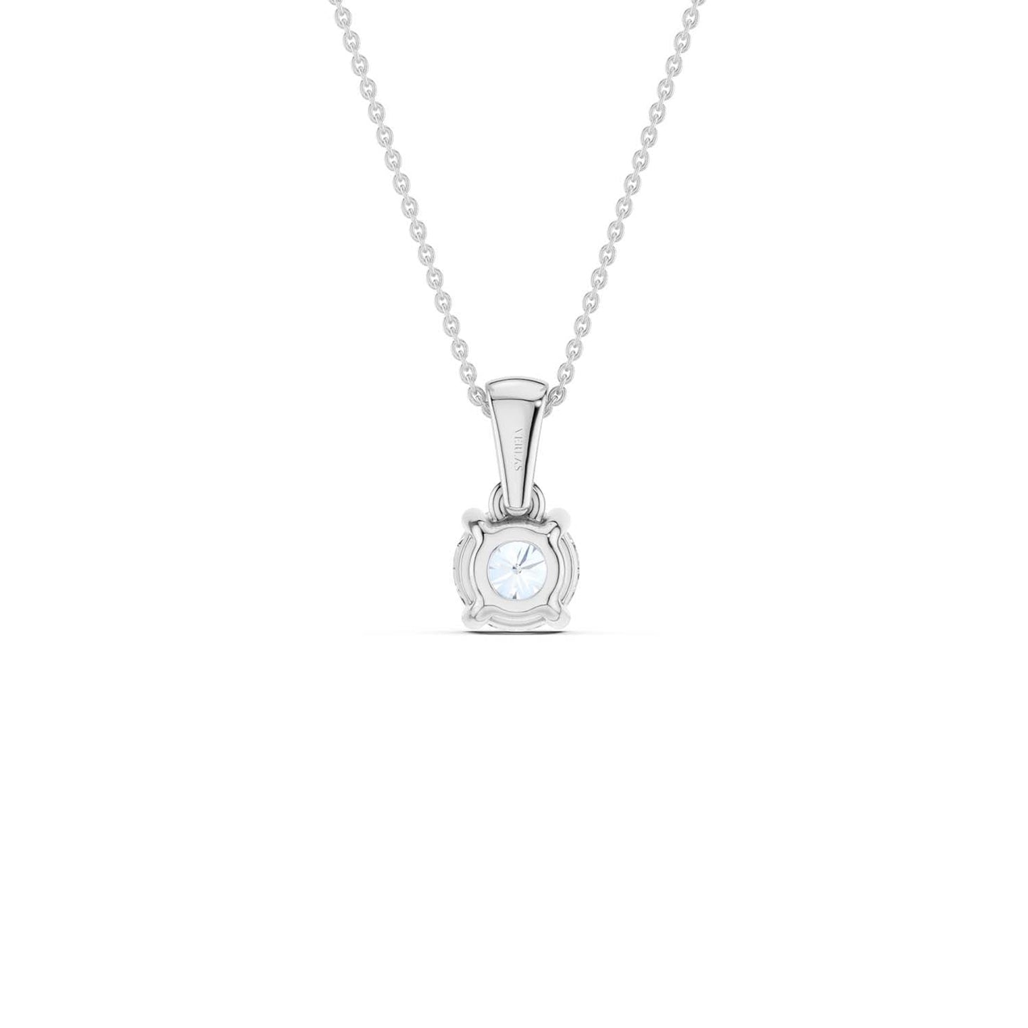 Round Solitaire Pendant