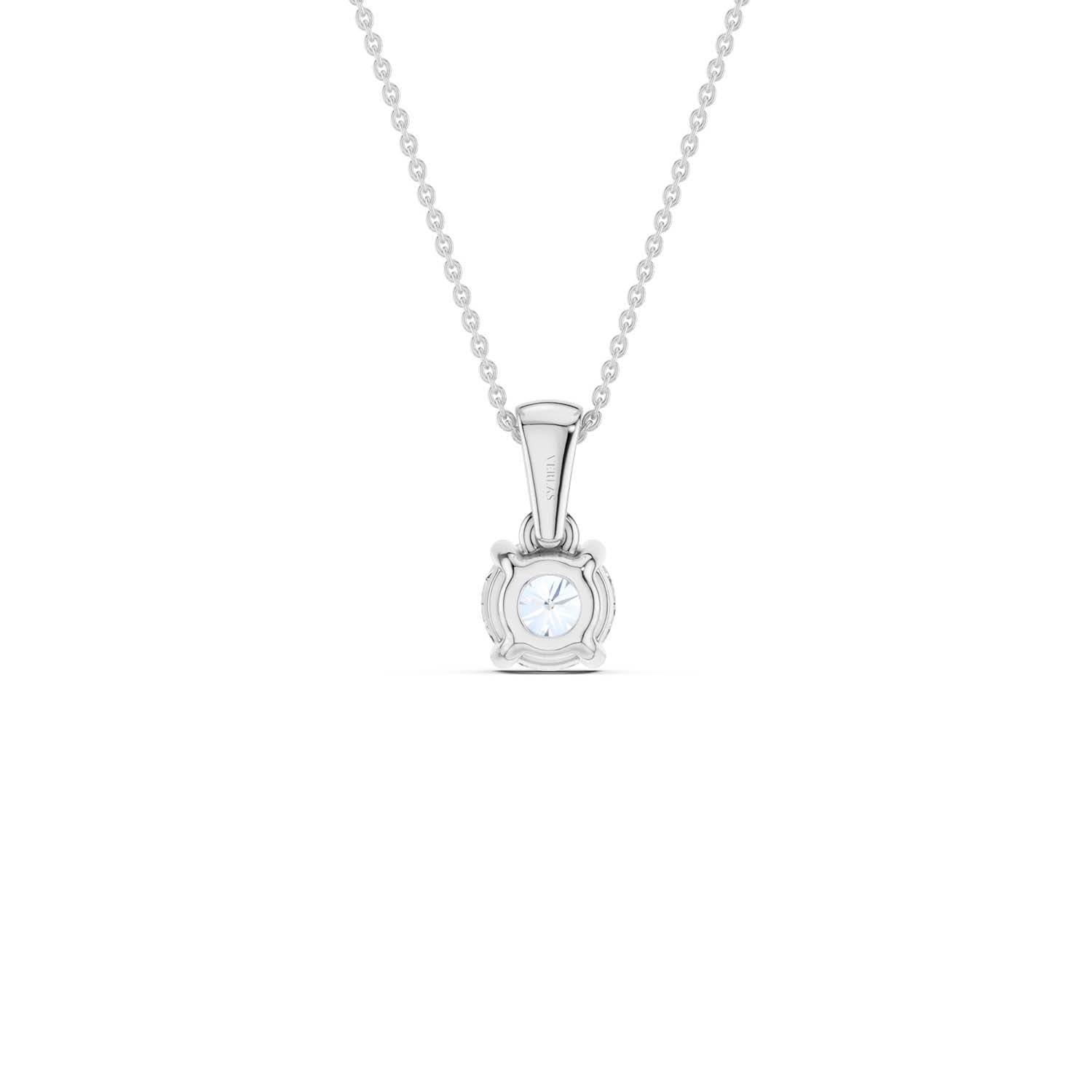 Round Solitaire Pendant