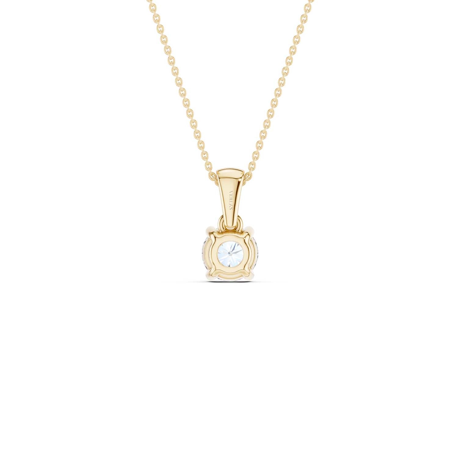 Round Solitaire Pendant