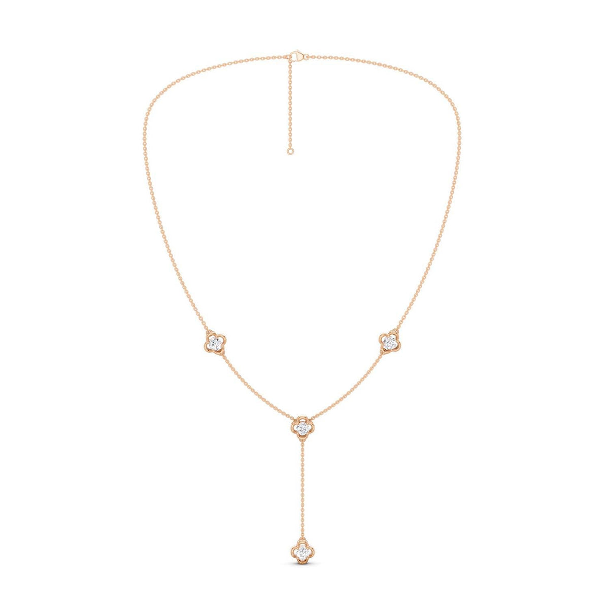 Viola Stationed Y Necklace