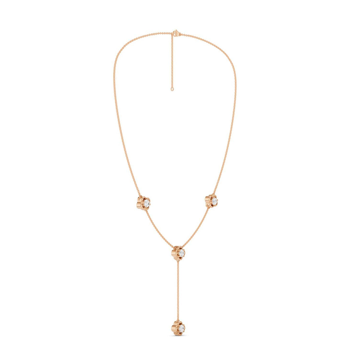 Viola Stationed Y Necklace