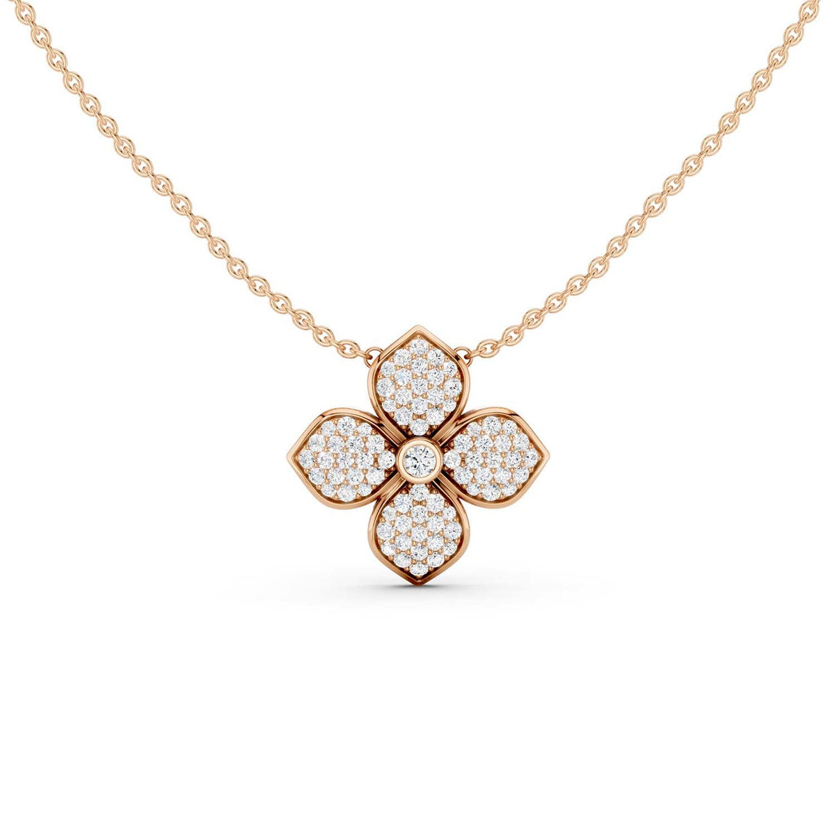 La Fleur Diamond Radiant Necklace
