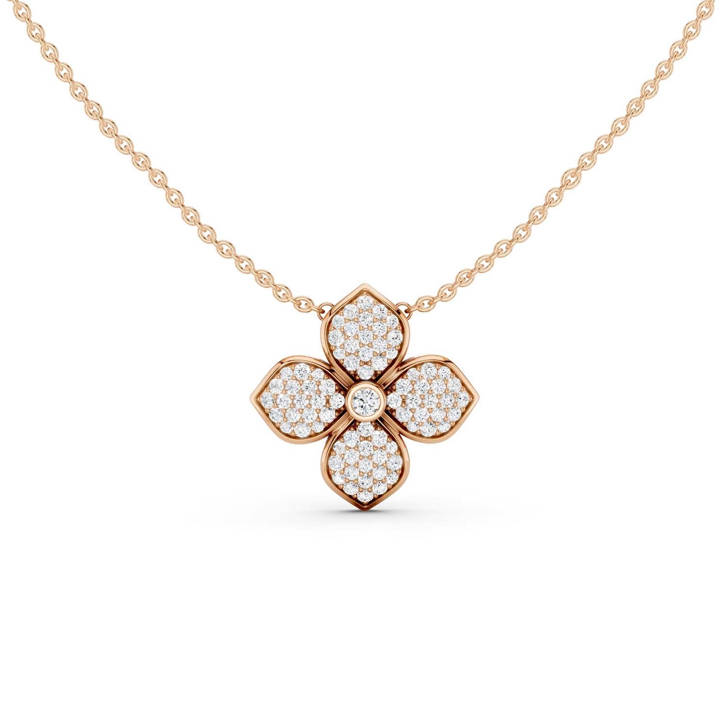 La Fleur Diamond Radiant Necklace