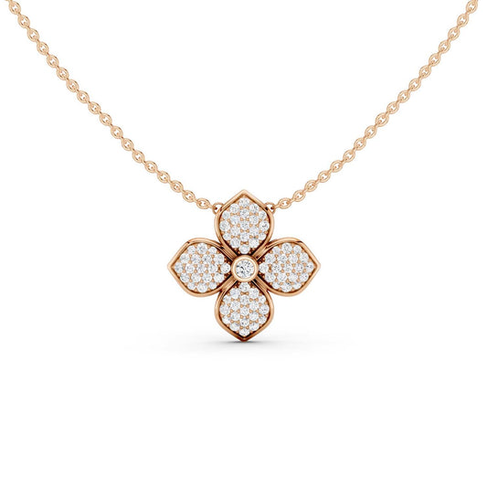 La Fleur Diamond Radiant Necklace
