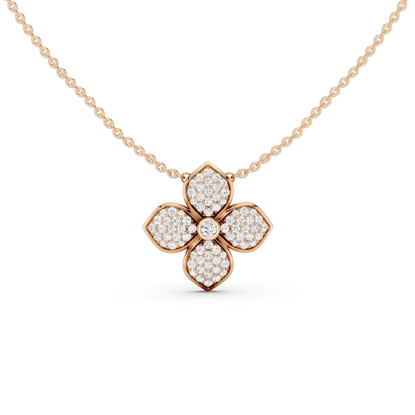 La Fleur Diamond Radiant Necklace