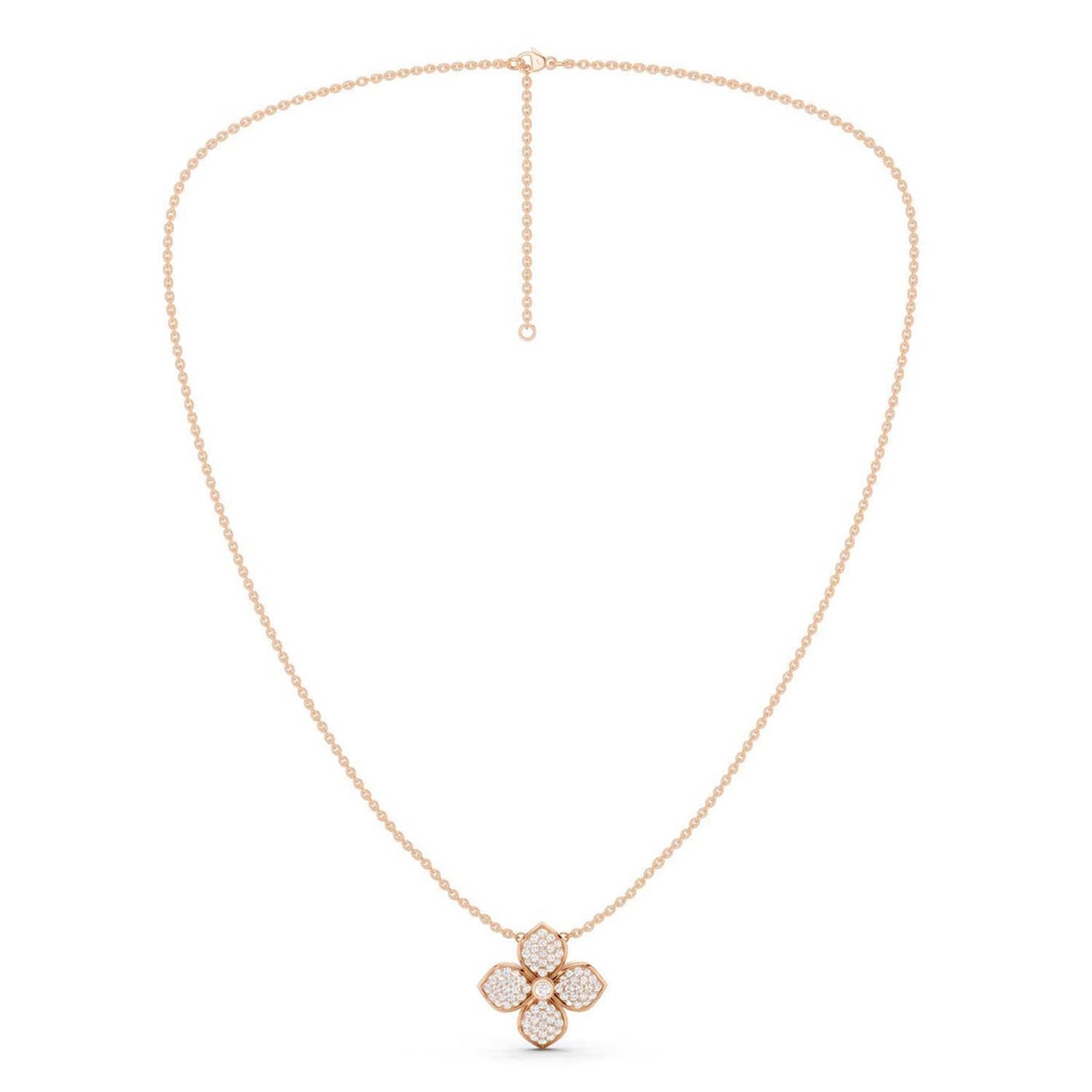 La Fleur Diamond Radiant Necklace
