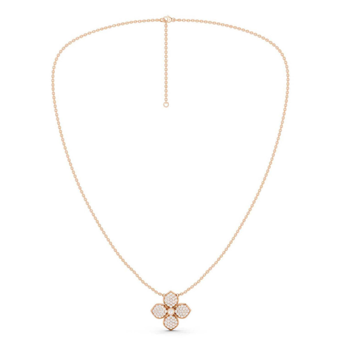 La Fleur Diamond Radiant Necklace
