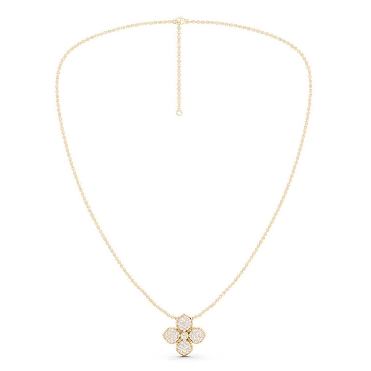 La Fleur Diamond Radiant Necklace