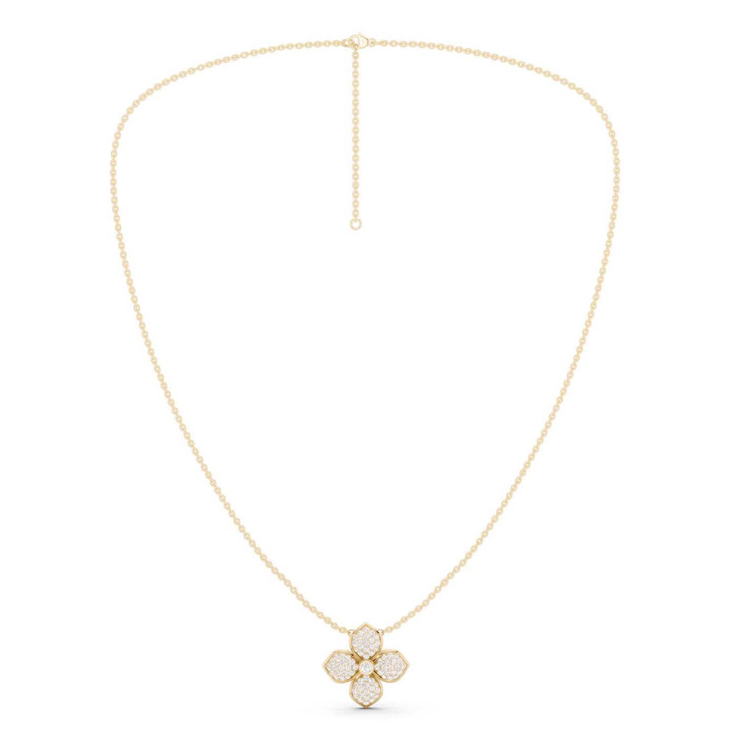La Fleur Diamond Radiant Necklace