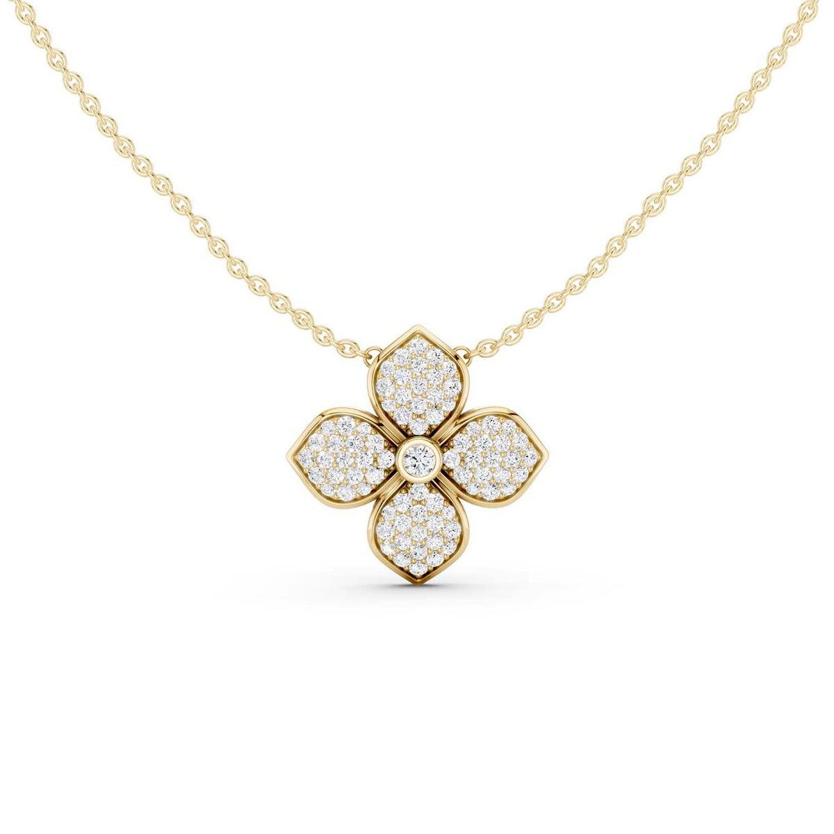 La Fleur Diamond Radiant Necklace