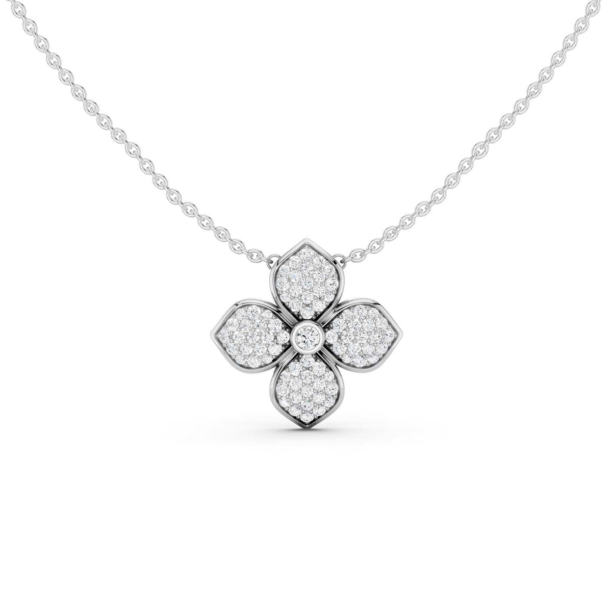 La Fleur Diamond Radiant Necklace
