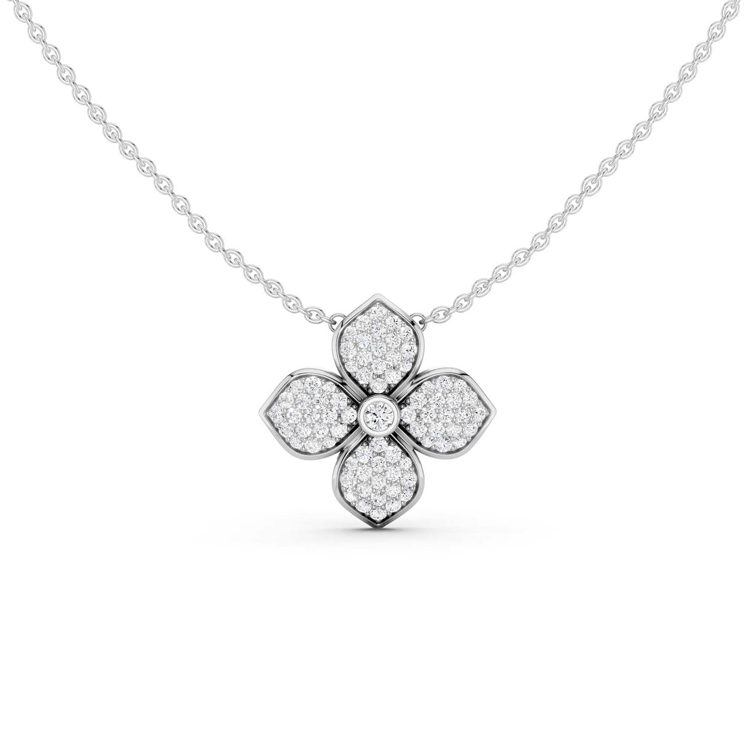 La Fleur Diamond Radiant Necklace