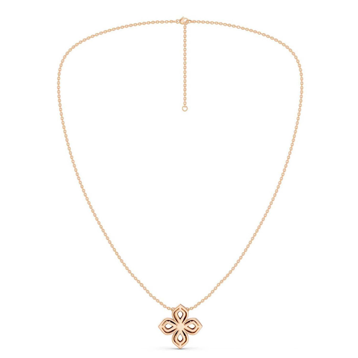 La Fleur Diamond Silhouette Necklace