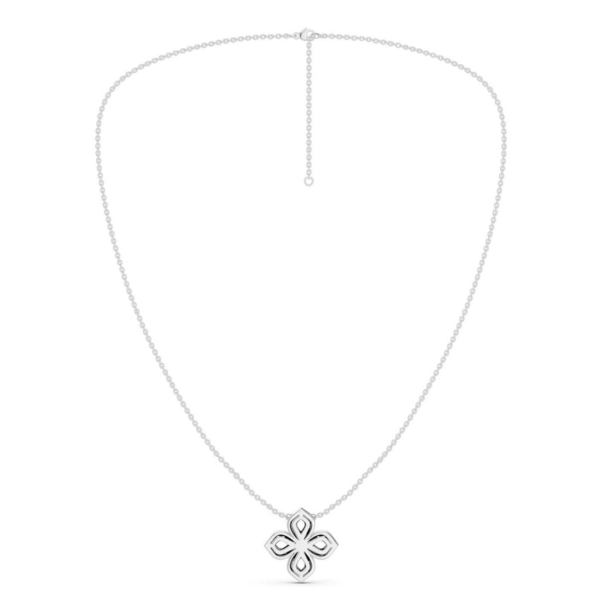La Fleur Diamond Silhouette Necklace