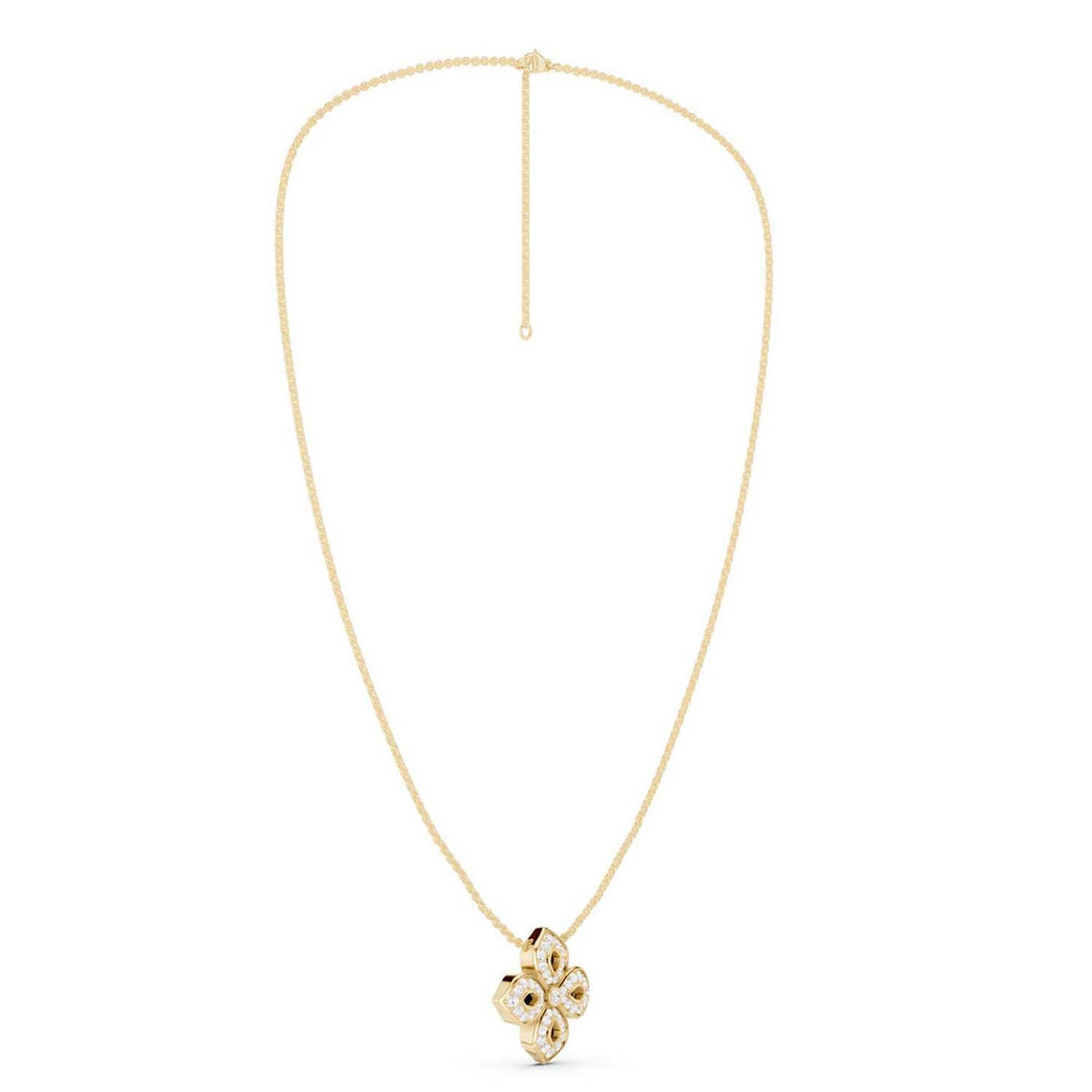 La Fleur Diamond Silhouette Necklace