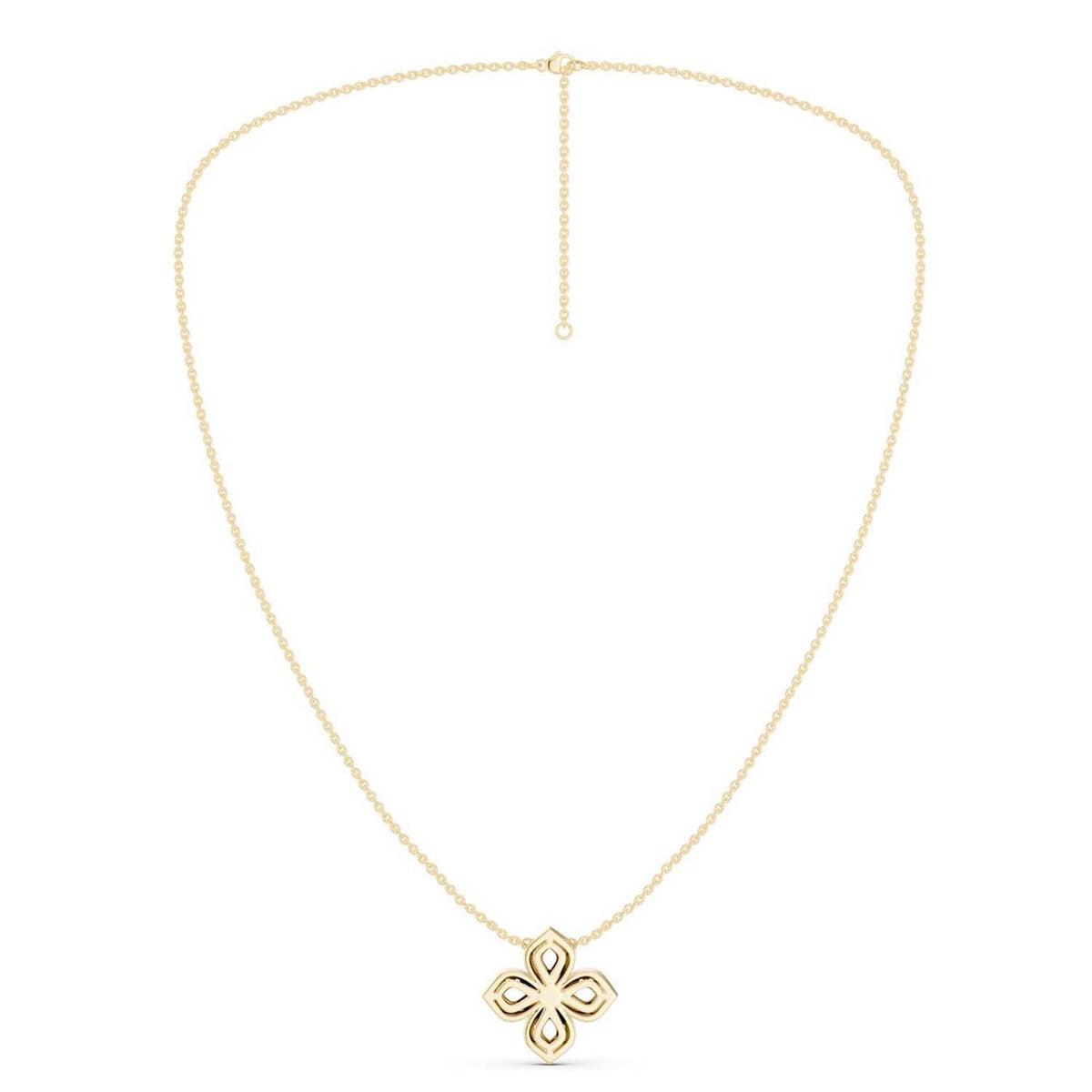 La Fleur Diamond Silhouette Necklace