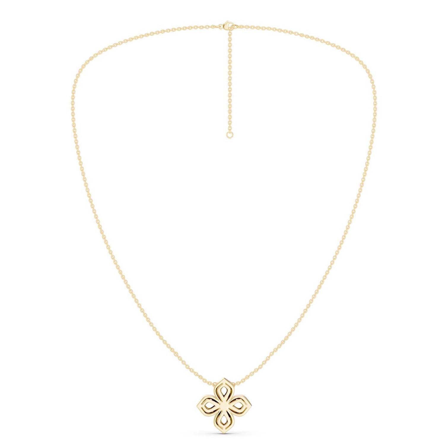 La Fleur Diamond Silhouette Necklace