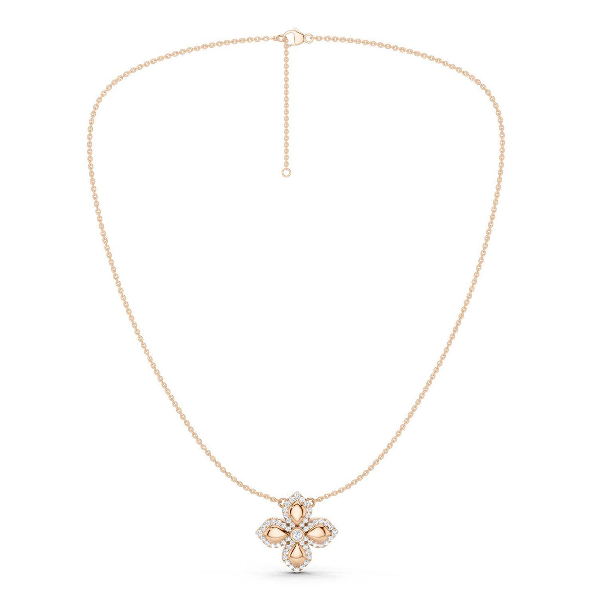La Fleur Diamond Contour Necklace
