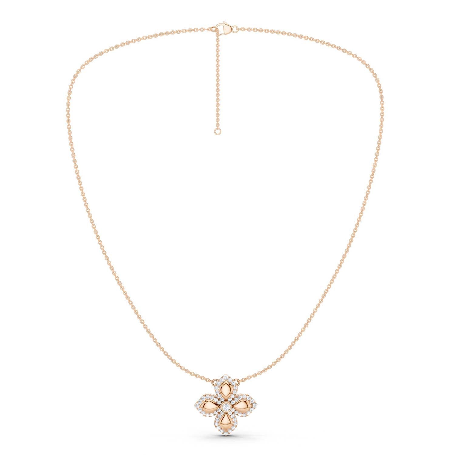 La Fleur Diamond Contour Necklace