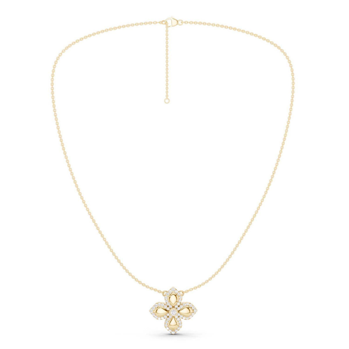 La Fleur Diamond Contour Necklace