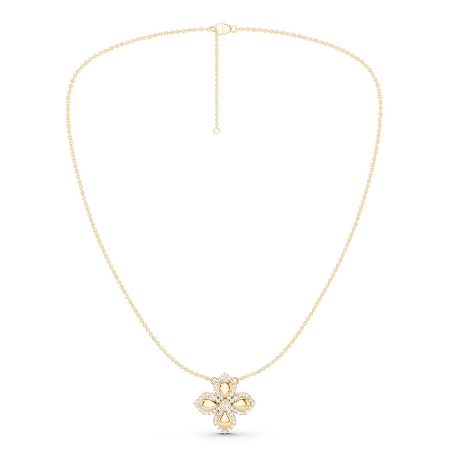 La Fleur Diamond Contour Necklace