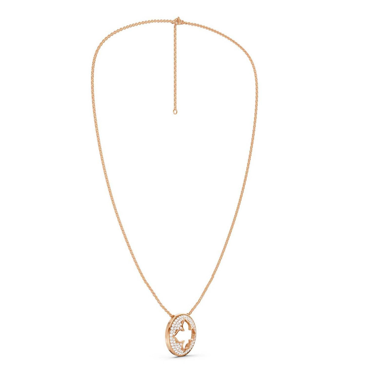La Fleur Diamond Groove Necklace