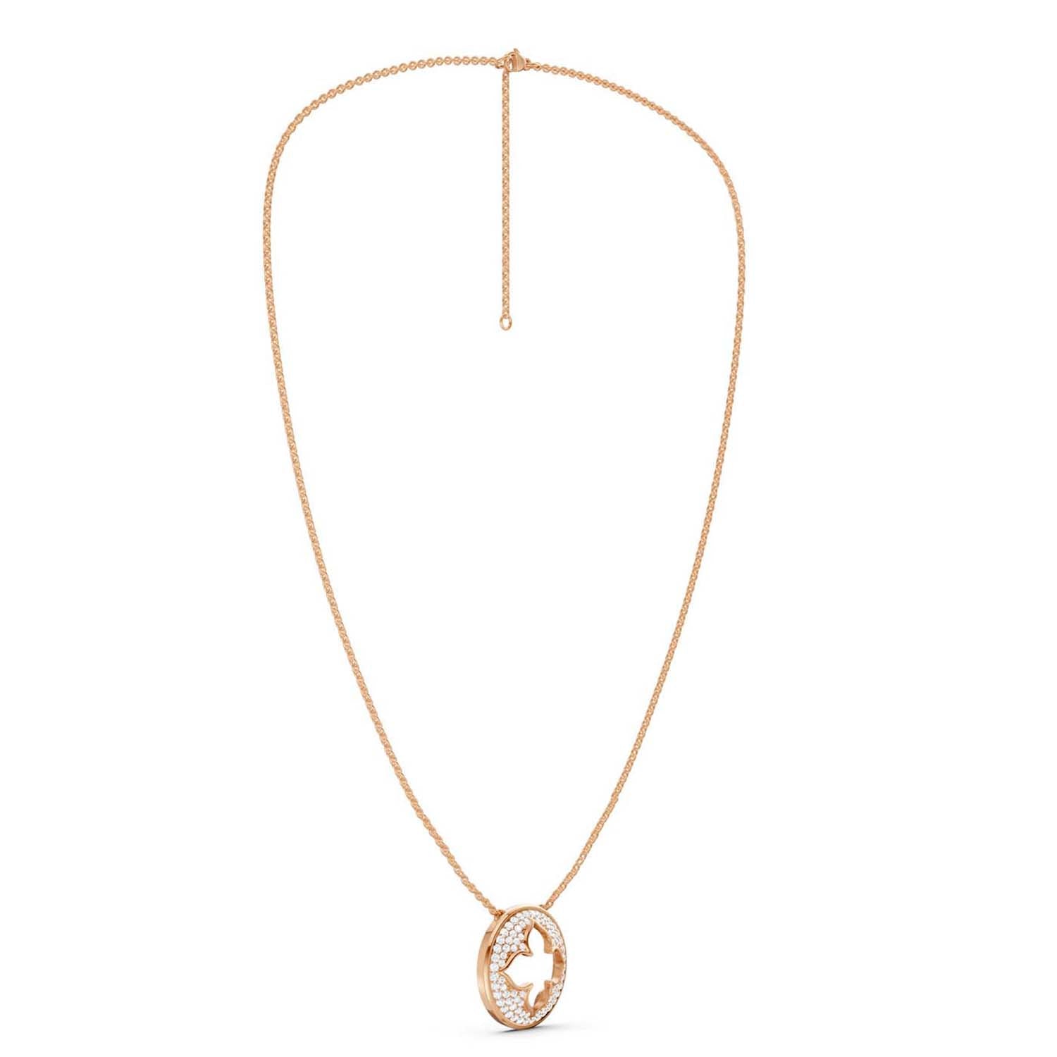 La Fleur Diamond Groove Necklace