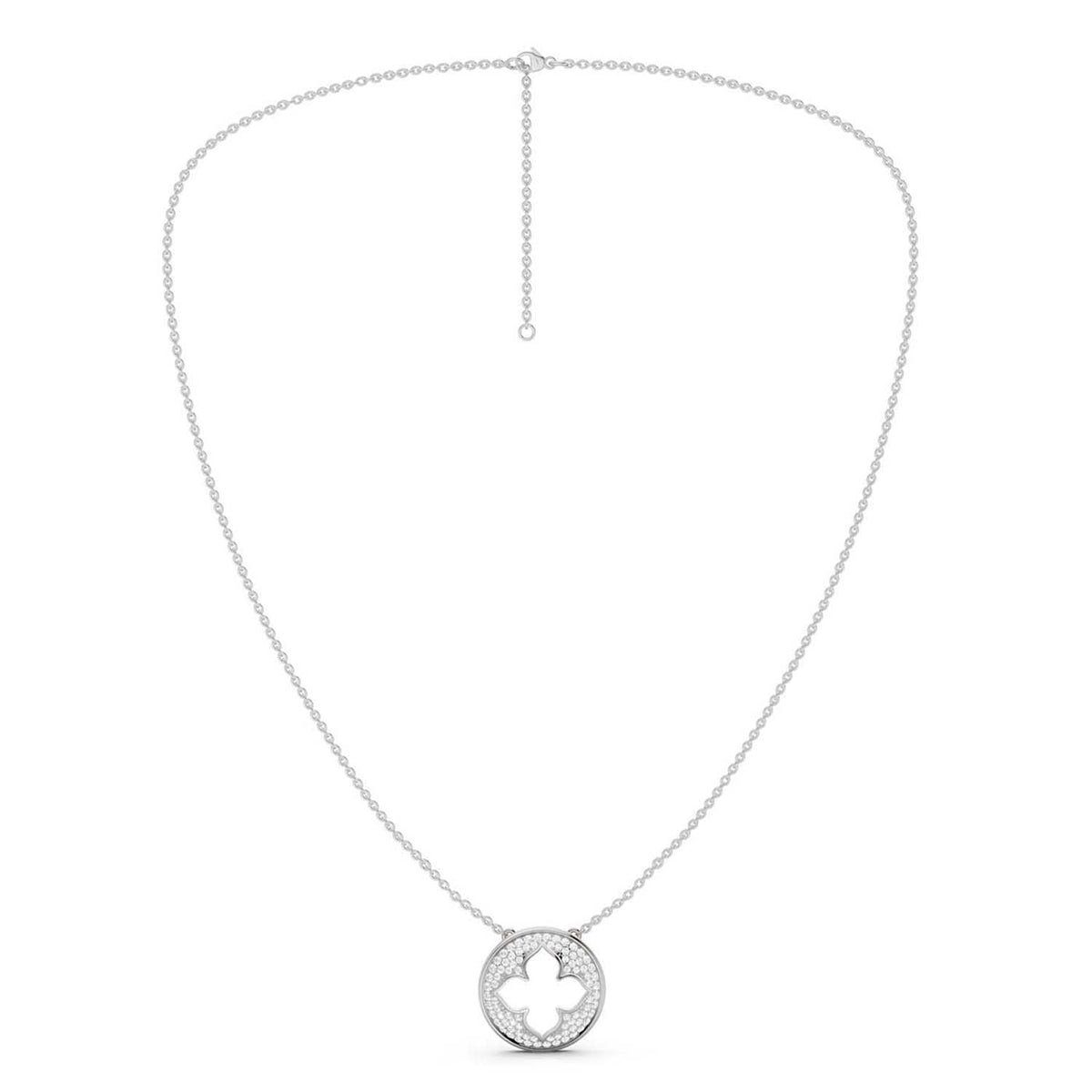 La Fleur Diamond Groove Necklace