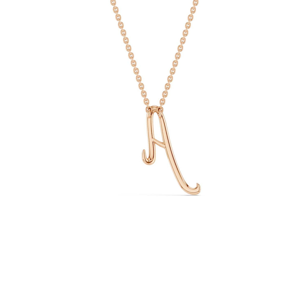 Signature Diamond Alphabet Necklace