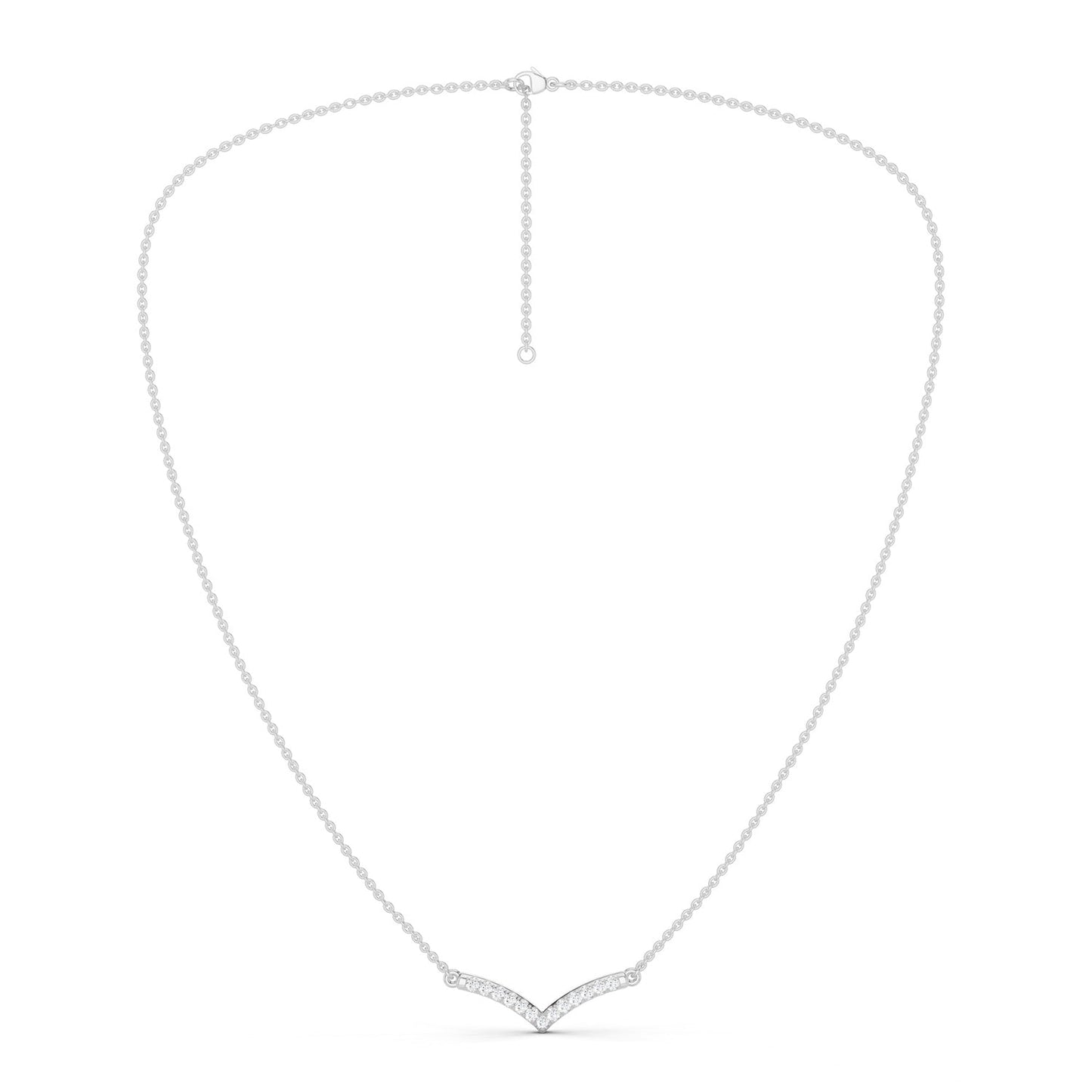 Ascending Chevron Necklace