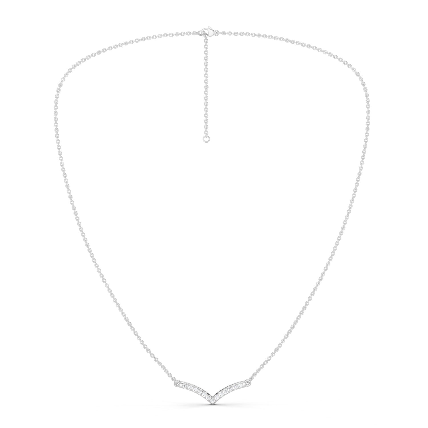 Ascending Chevron Necklace