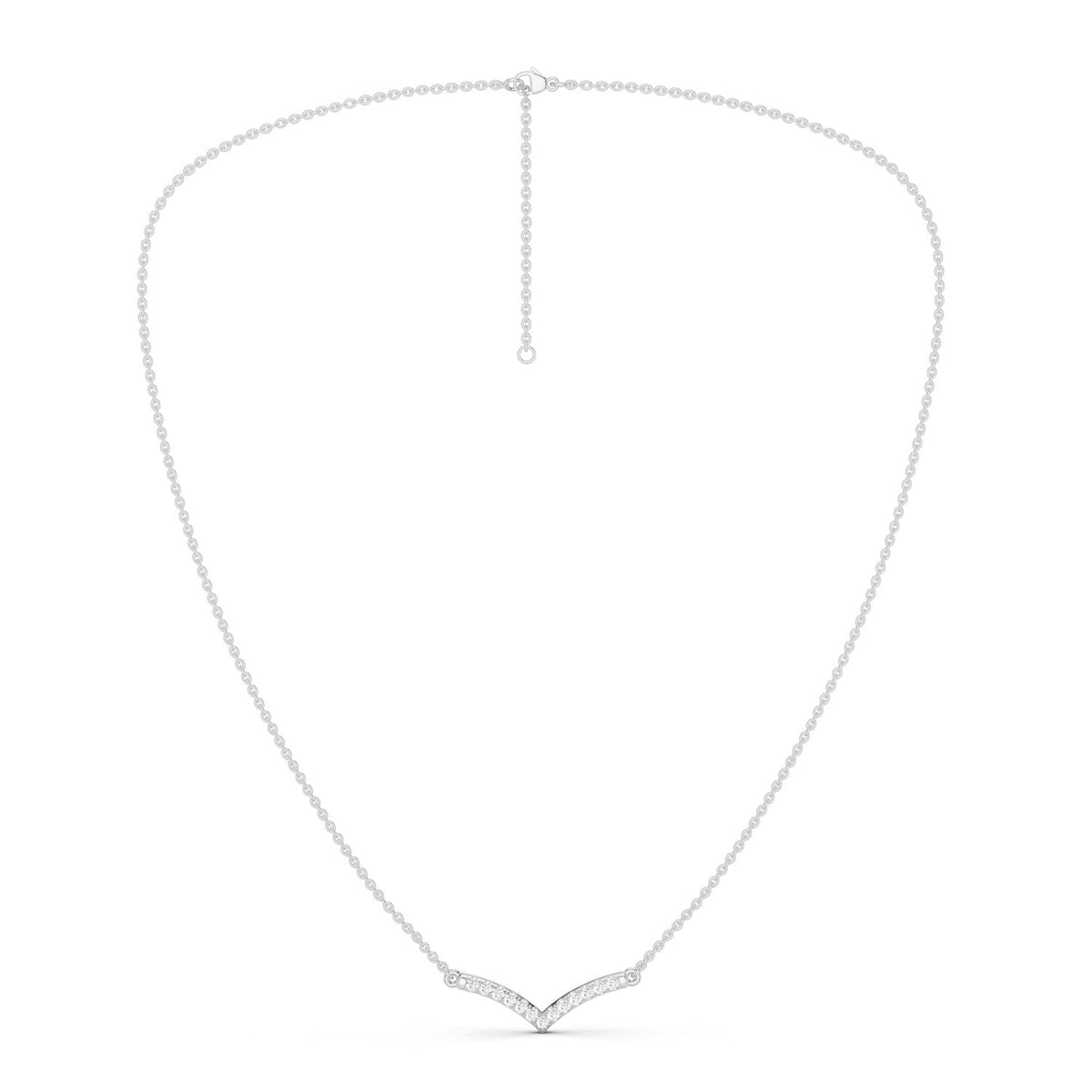 Ascending Chevron Necklace