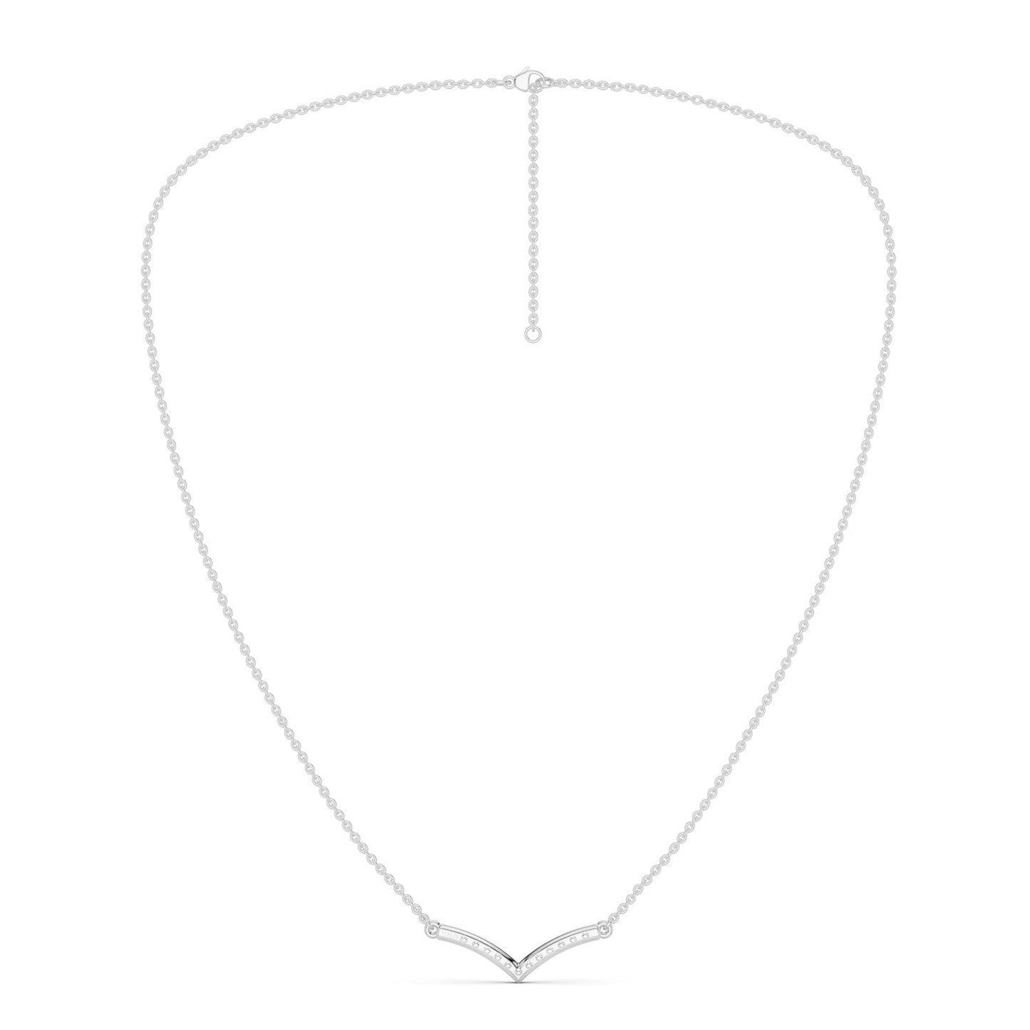 Ascending Chevron Necklace