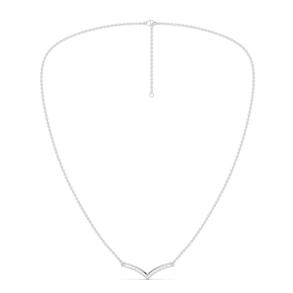 Ascending Chevron Necklace